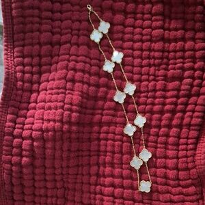 18” White Clover Necklace | 925 Sterling Silver